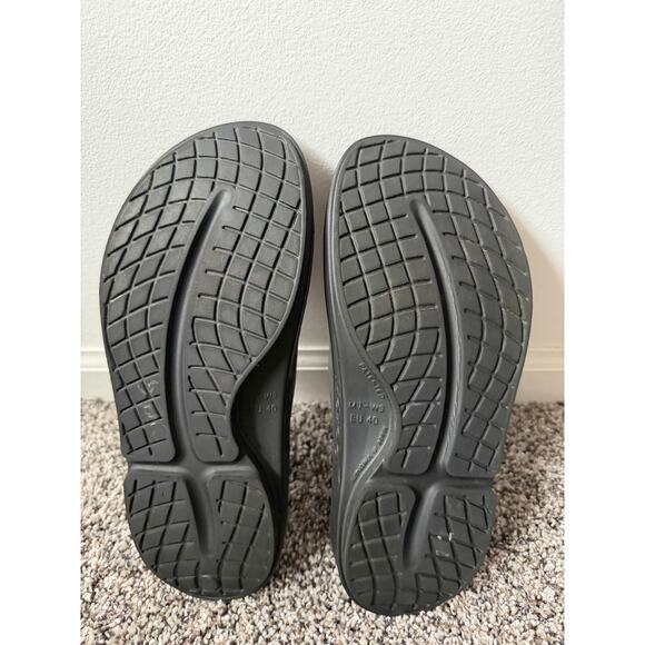 OOFOS women's ooahh luxe slide midnight spectre women's size 9 - Picture 5 of 5
